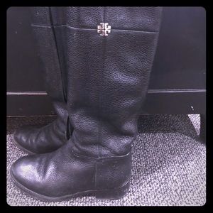 Tory Burch black knee boots size 6